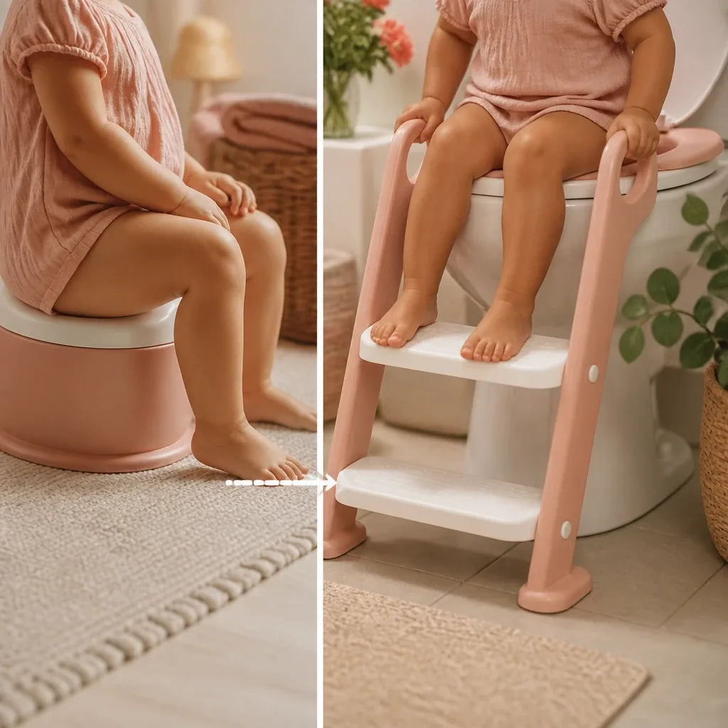 Passer du pot aux toilettes : quand et comment ?