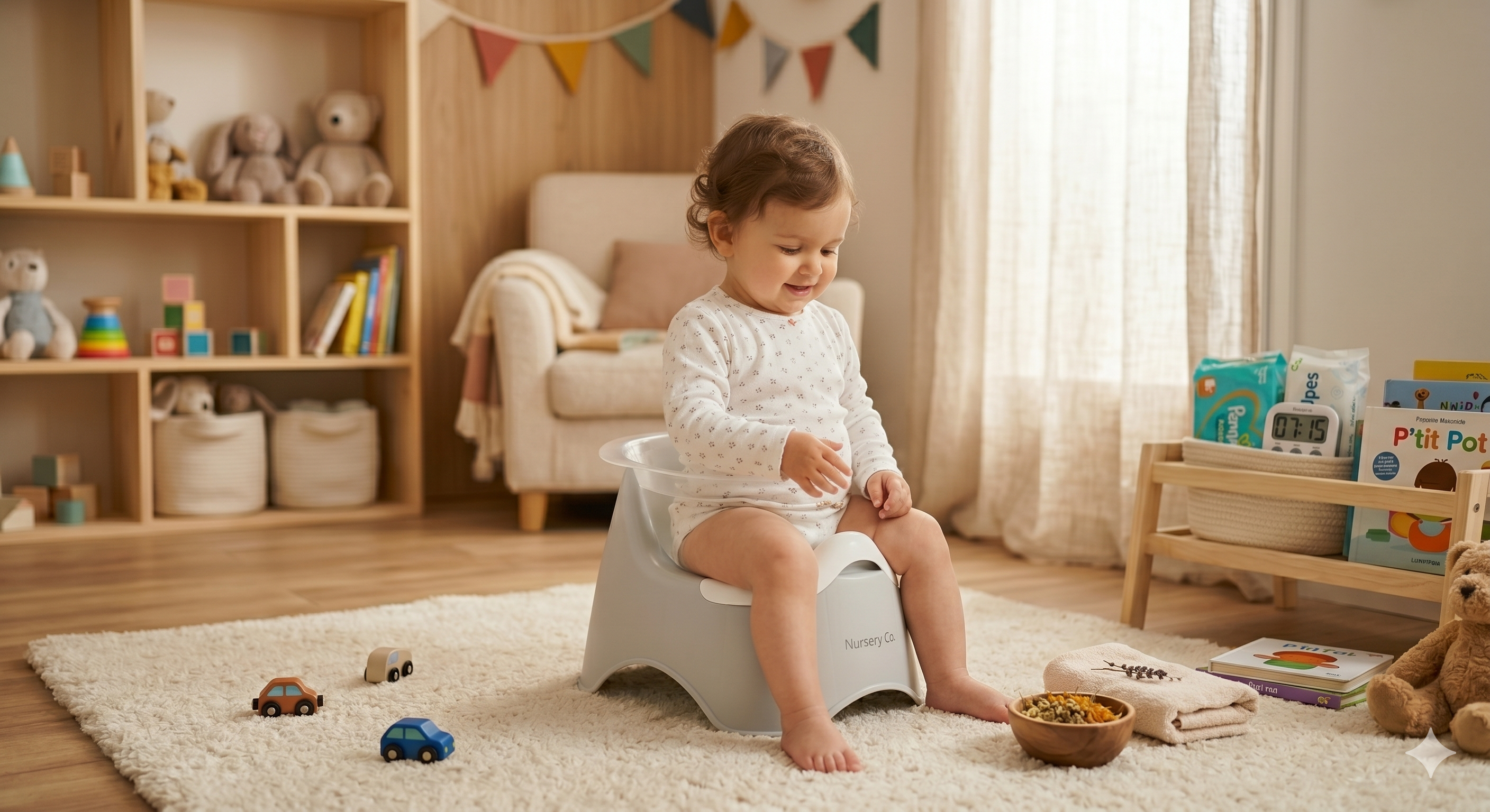 Combien de temps laisser bebe sur le pot ?