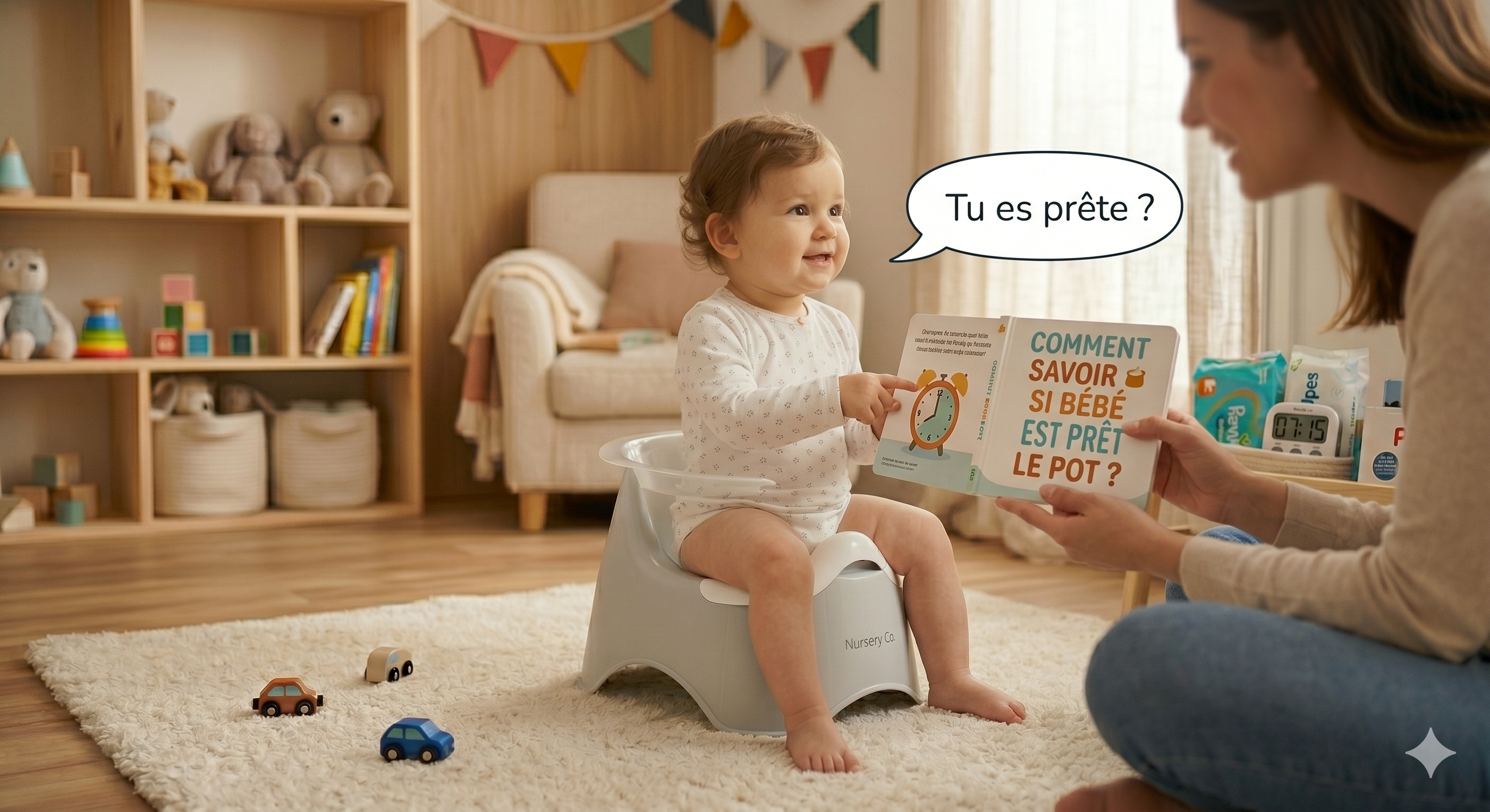 Comment savoir si bebe est pret pour le pot ?