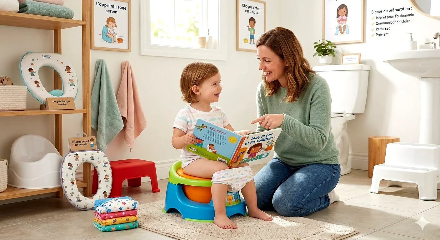 Quand commencer le pot bébé ?