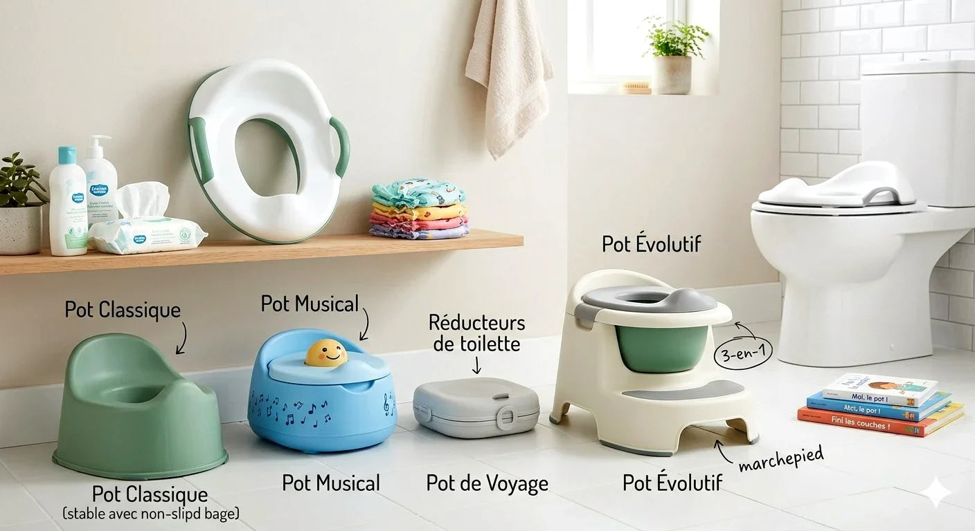 Quel pot choisir pour bébé ?