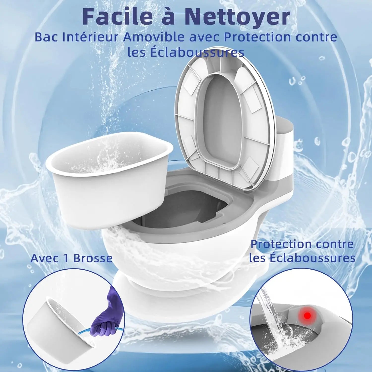 Pot Bébé Toilette Avec Chasse D'Eau