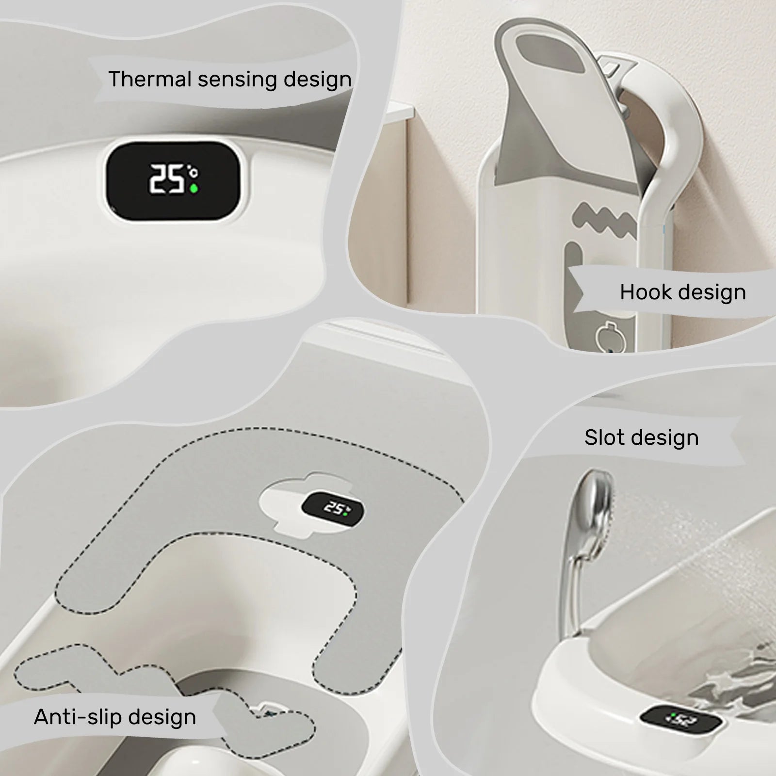 Siège de Bain Bébé Évolutif