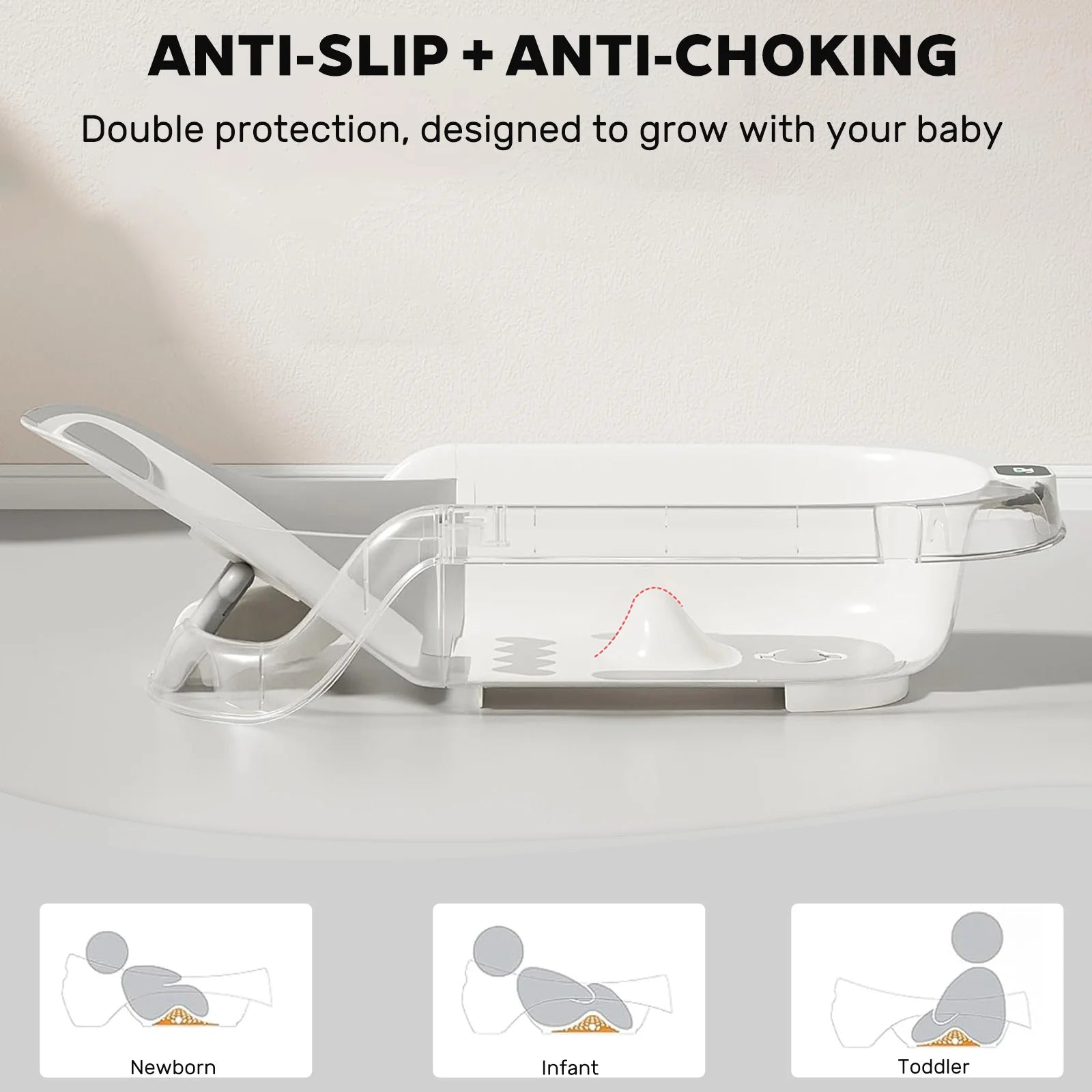 Siège de Bain Bébé Évolutif