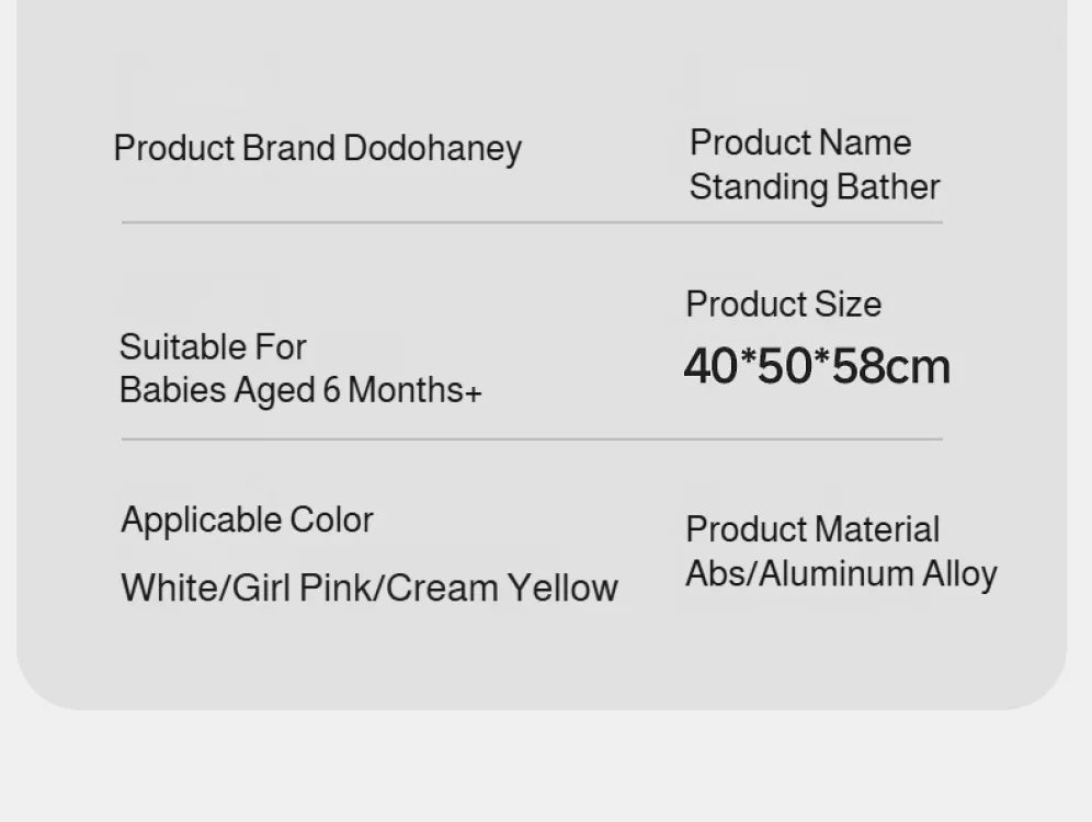 Siege de Bain Bebe Reglable