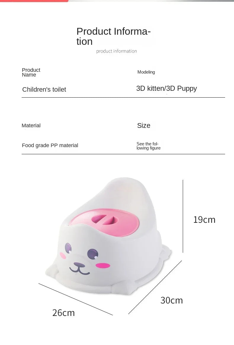 Petit Pot Bébé Toilette Avec Tête D'Ours