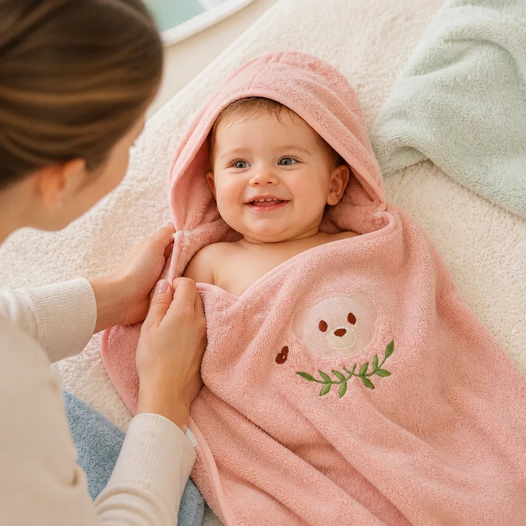 bebe-sortie-de-bain-a-capuchon-lapin