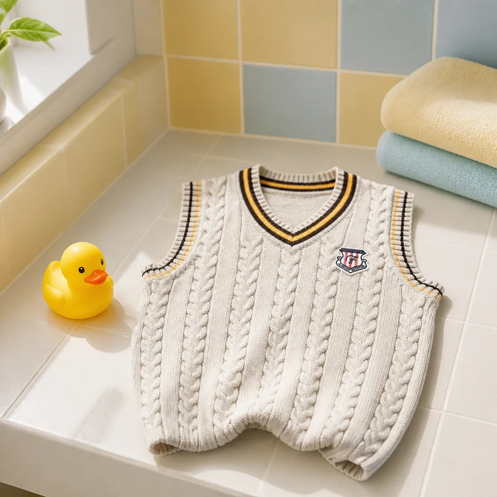 blouson-sans-manche-bebe-type-poncho
