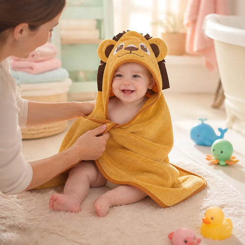 cape-de-bain-avec-capuche-simba-bebe