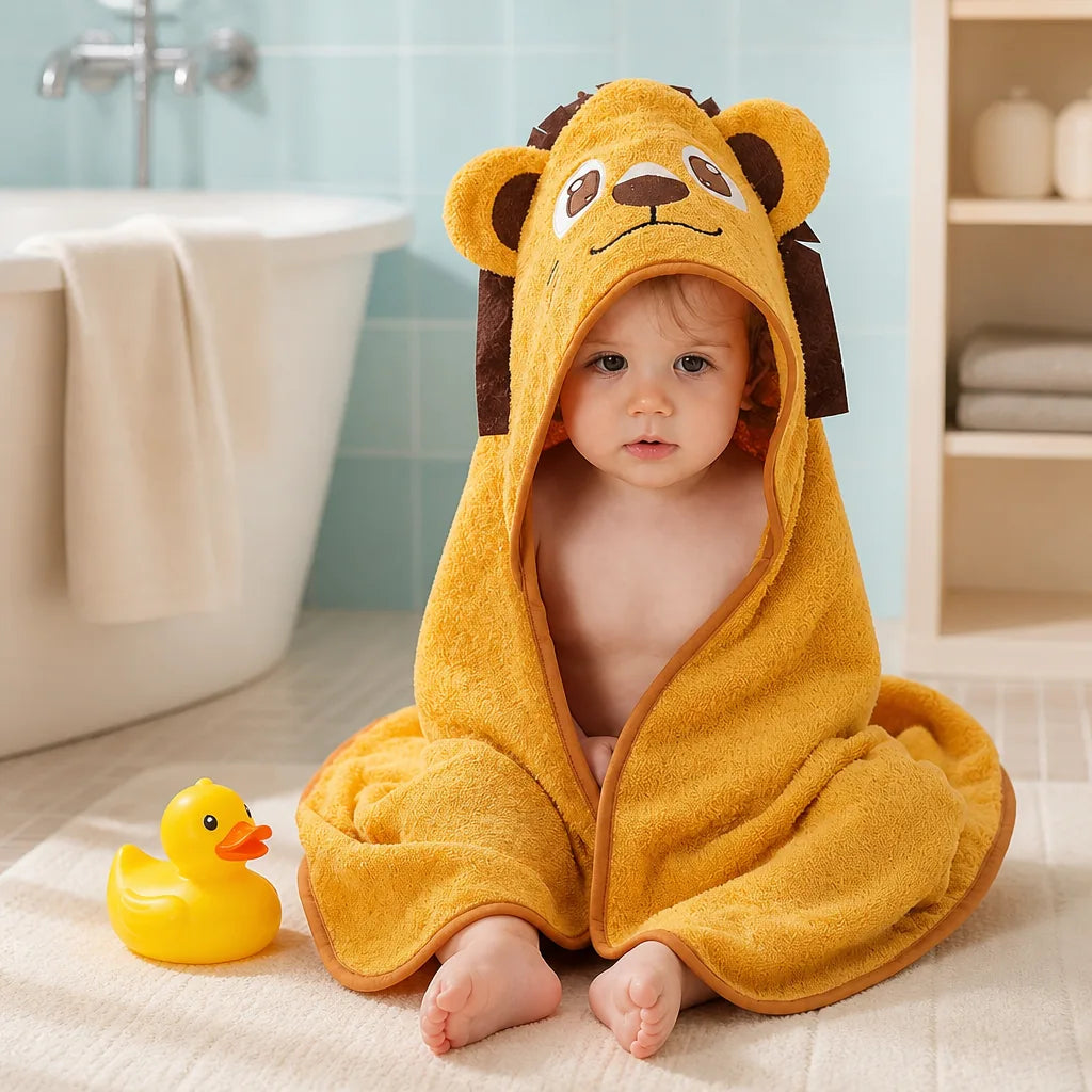 cape-de-bain-avec-capuche-simba-bebe