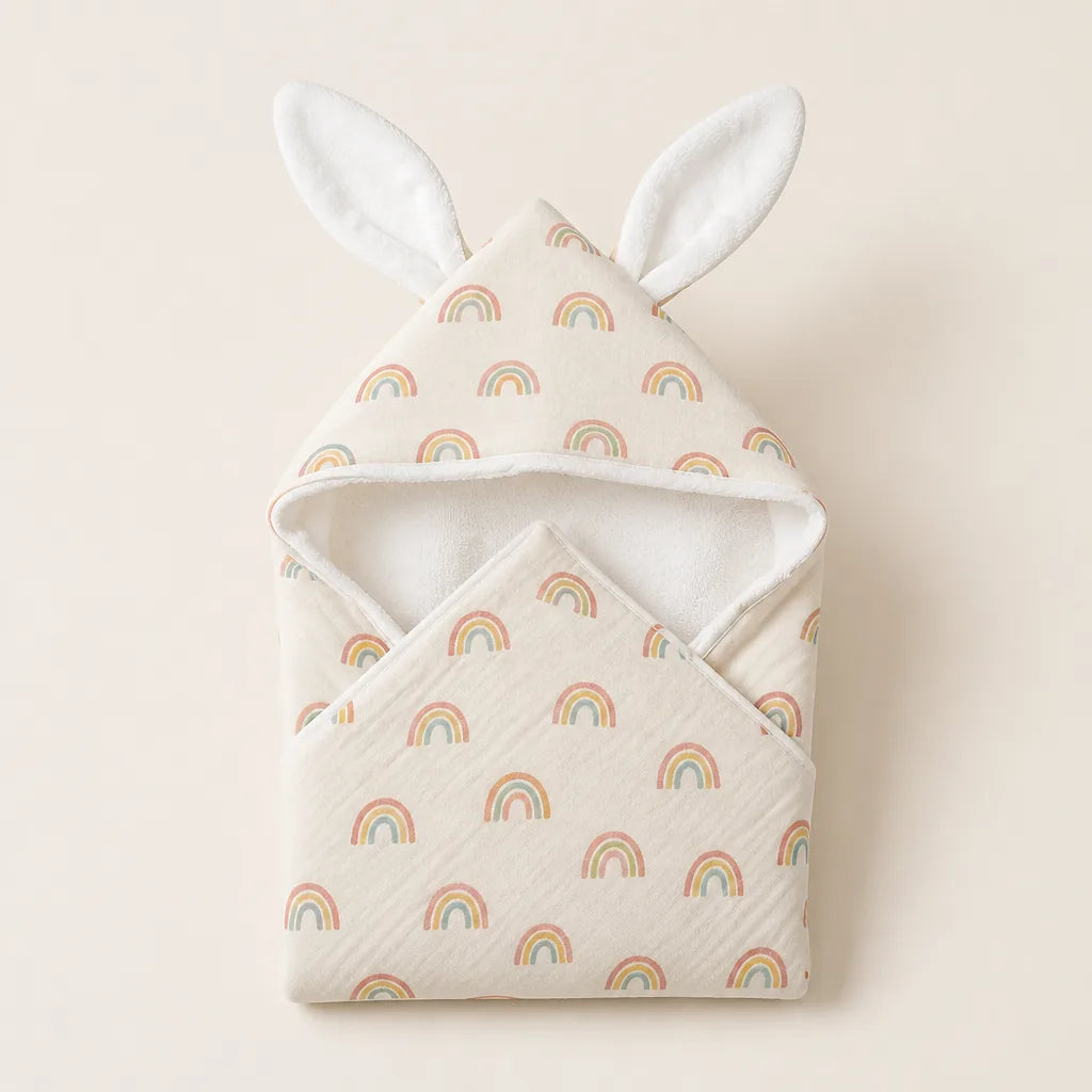 Cape De Bain Bébé Avec Oreilles