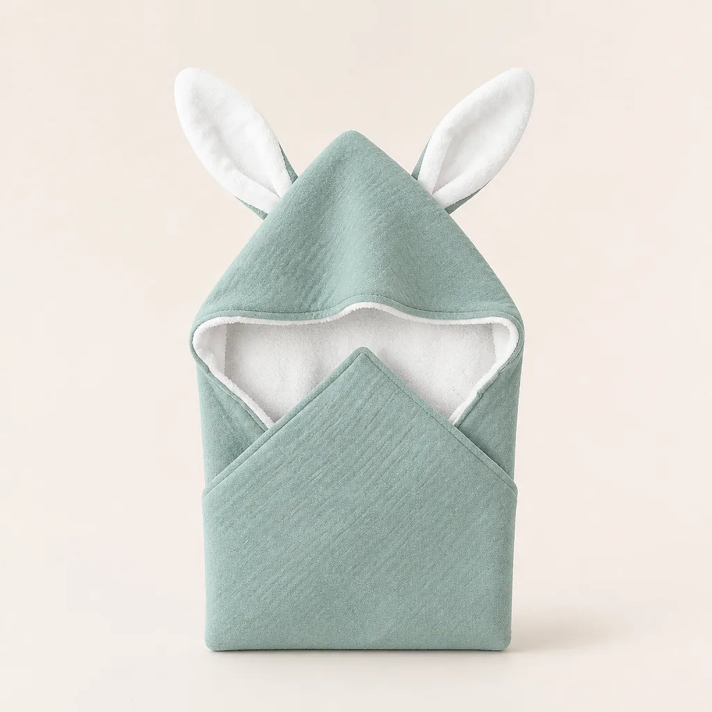 Cape De Bain Bébé Avec Oreilles