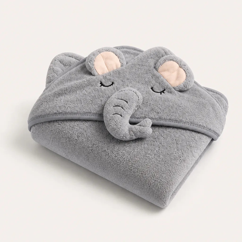 Cape De Bain Bébé Garcon Animaux
