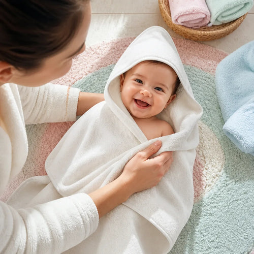 cape-de-bain-bebe-gris