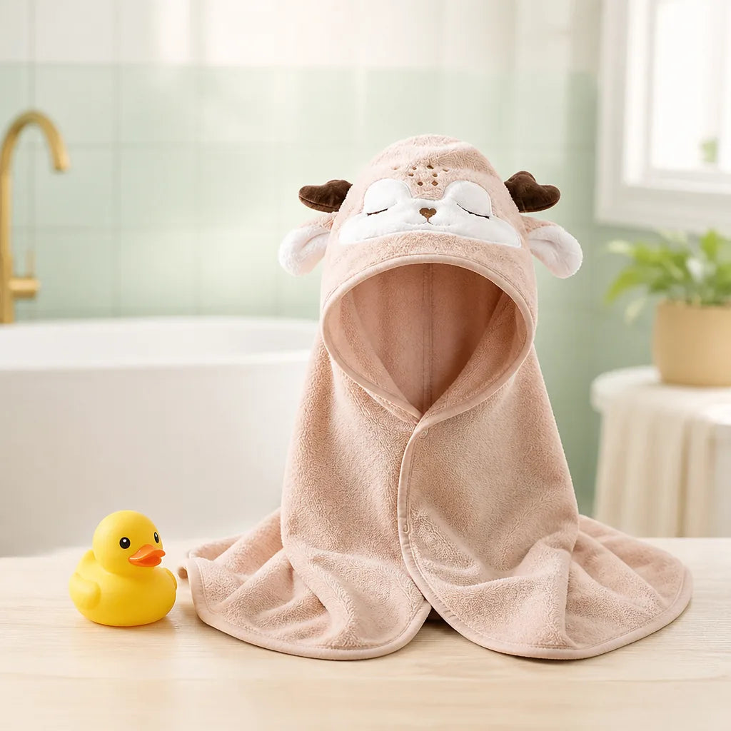 cape-de-bain-eponge-bebe