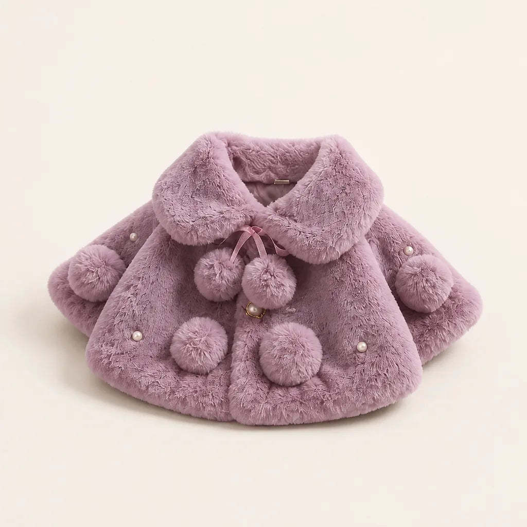 Cape Poncho Bébé Fille