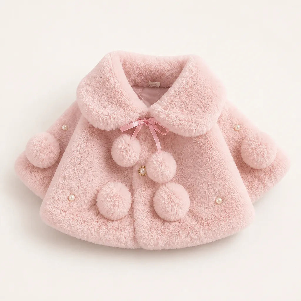 Cape Poncho Bébé Fille