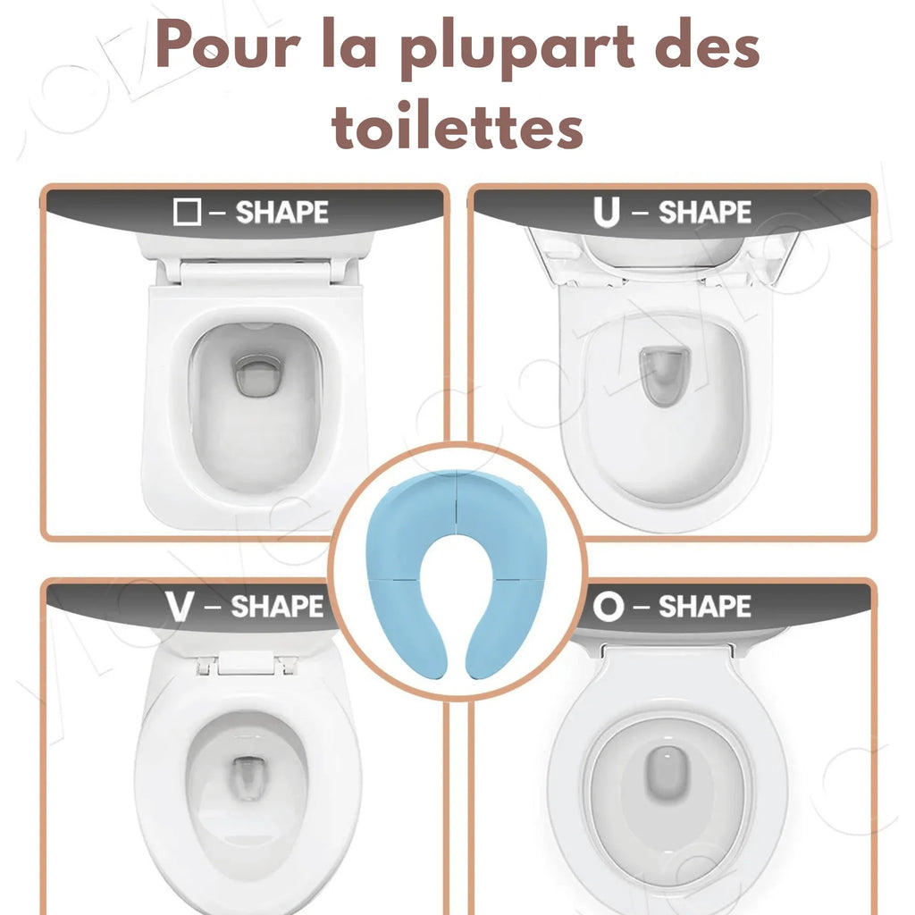 Réducteur De Toilette De Voyage Pliable