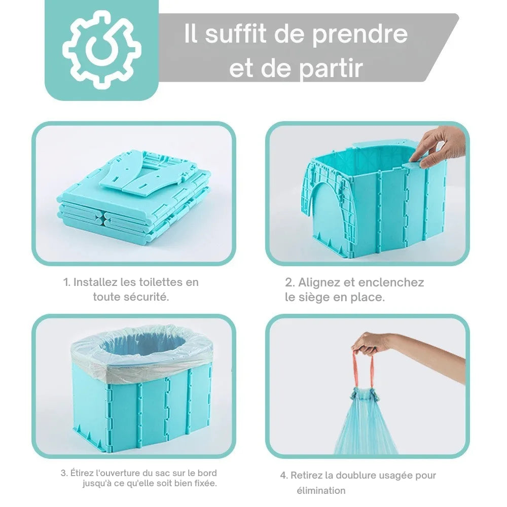 Siège De Toilette Pliable