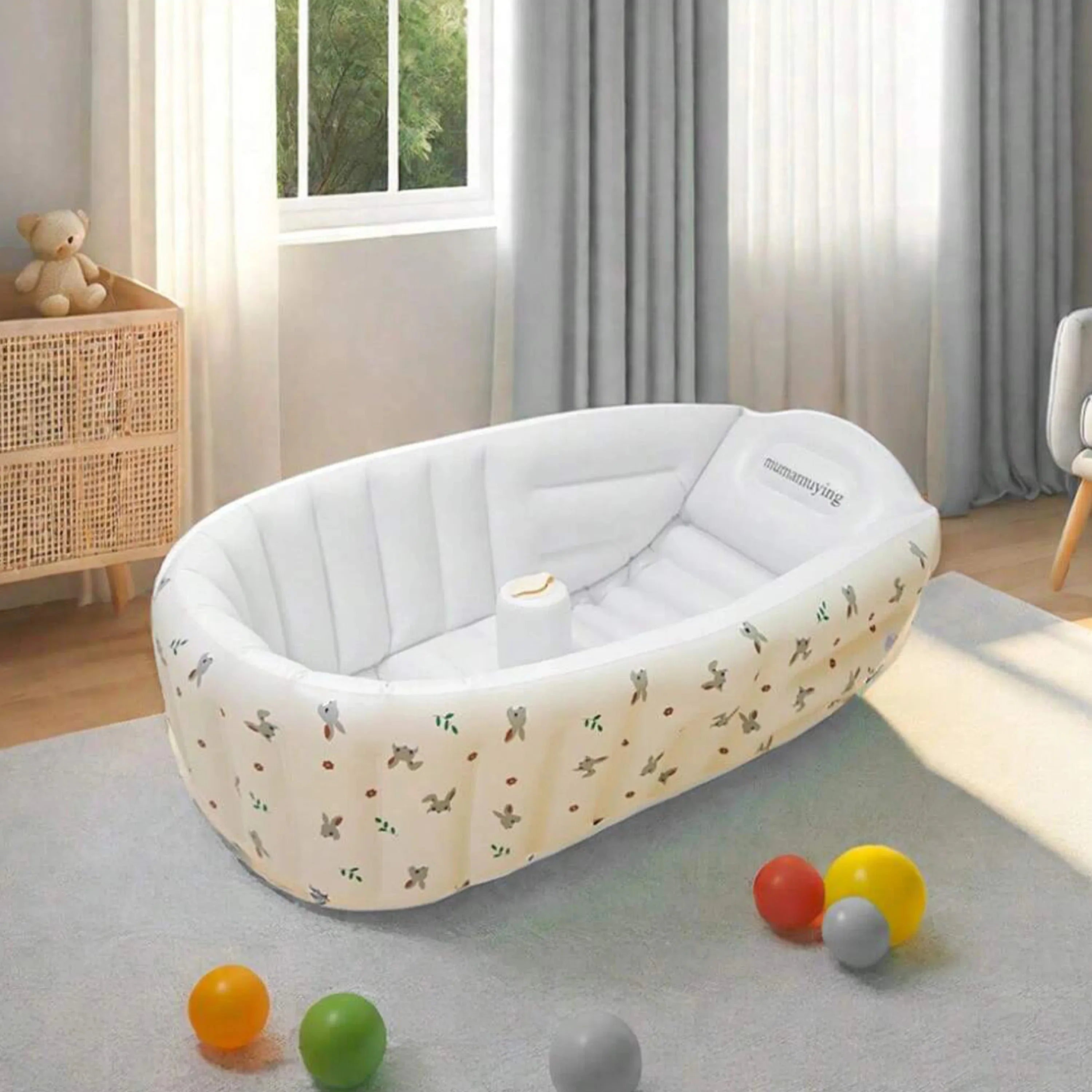 Siège De Bain Bébé Gonflable De Voyage