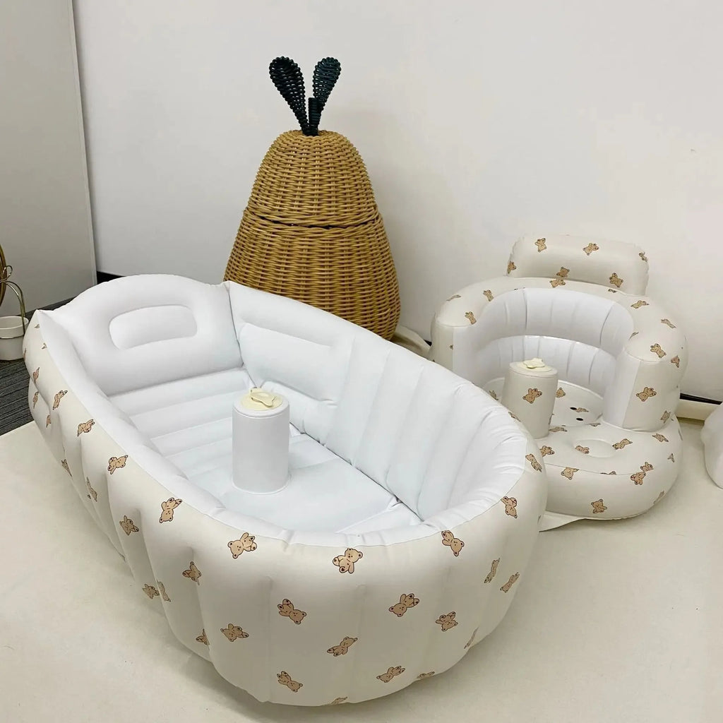 Siège De Bain Bébé Gonflable De Voyage
