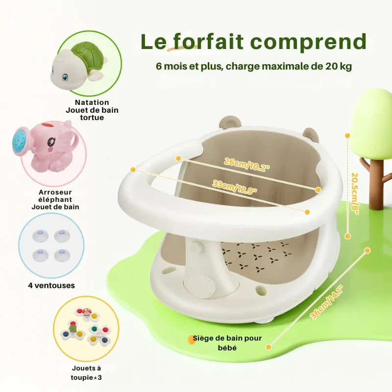 Siège De Bain Bébé Avec Jouets