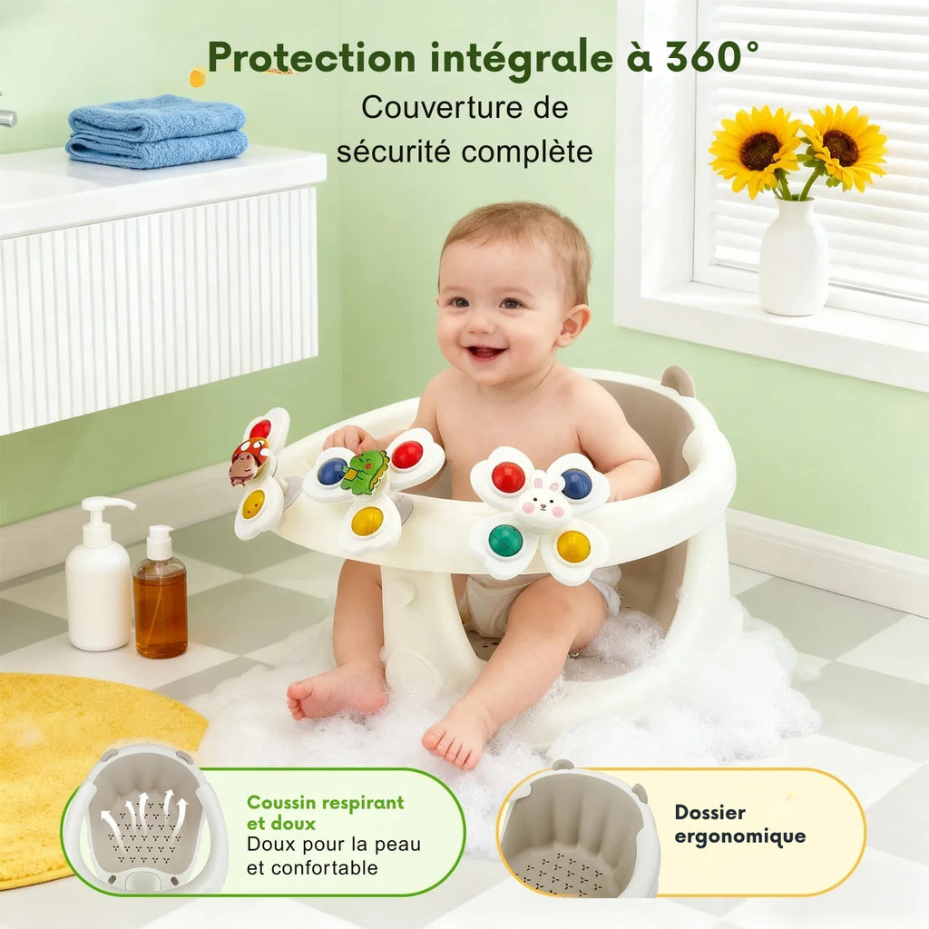 Siège De Bain Bébé Avec Jouets