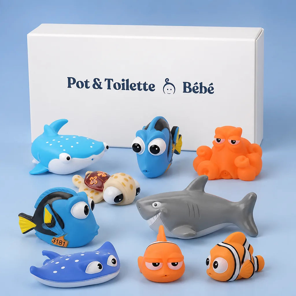jouets-de-bain-bebes-animaux-poissons