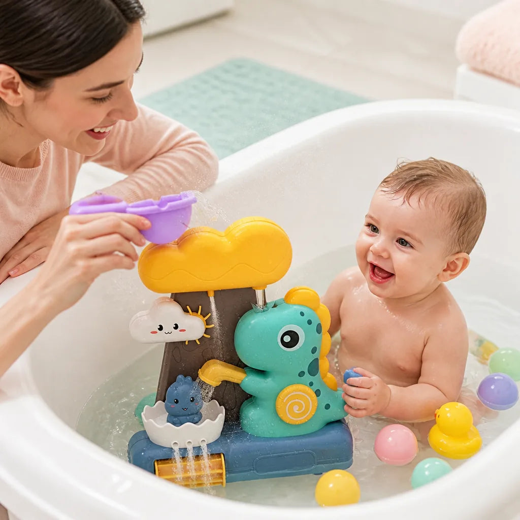 jouets-de-bain-pour-bebe-et-faisant-veilleuse
