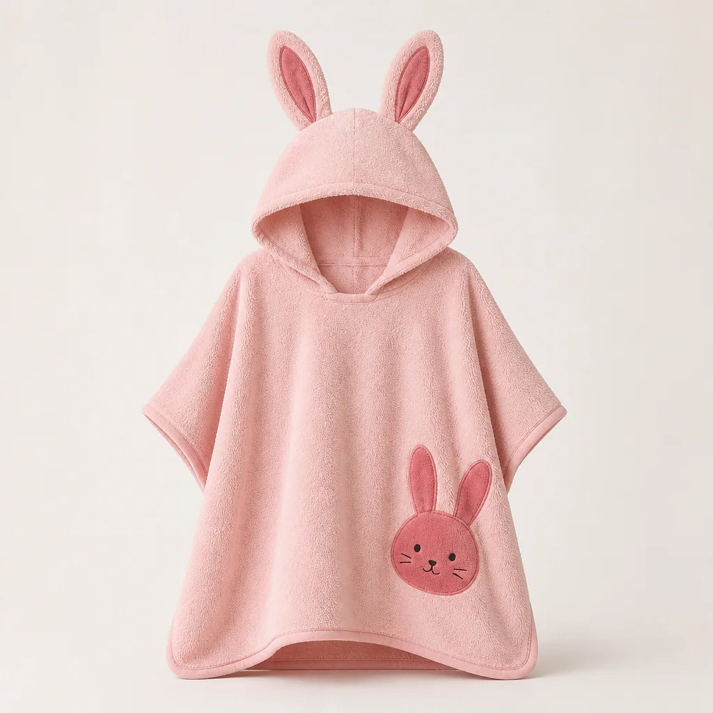 Serviette Plage Poncho Bebe