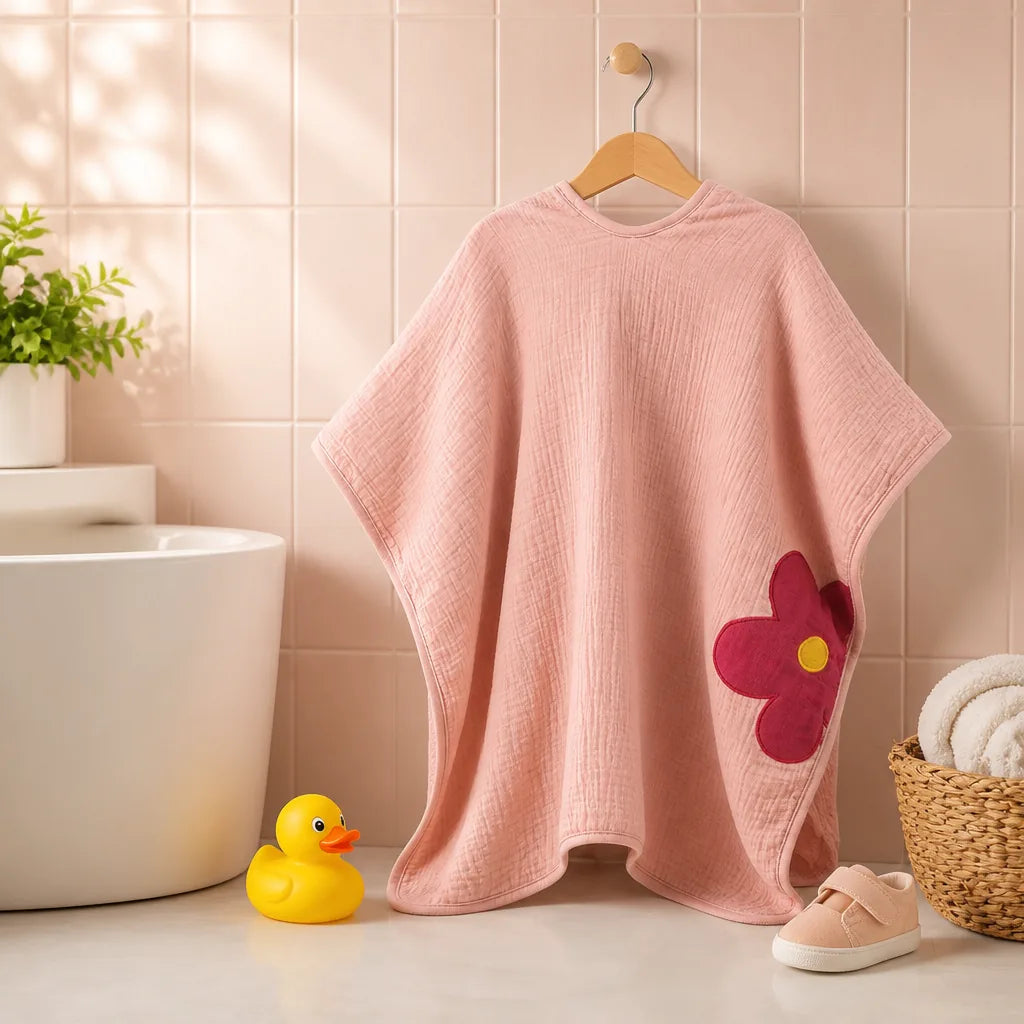 serviette-plage-poncho-bebe