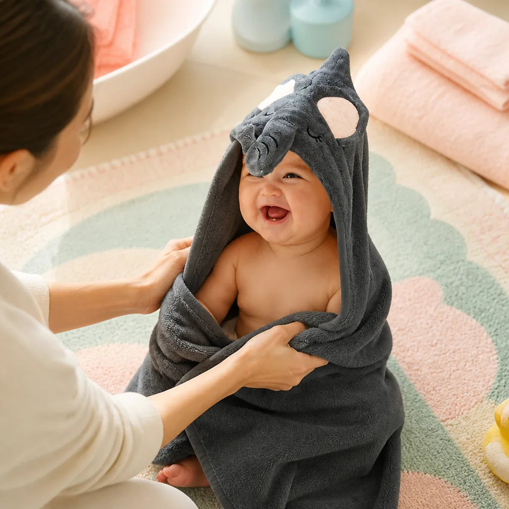 sortie-de-bain-bebe-elephant