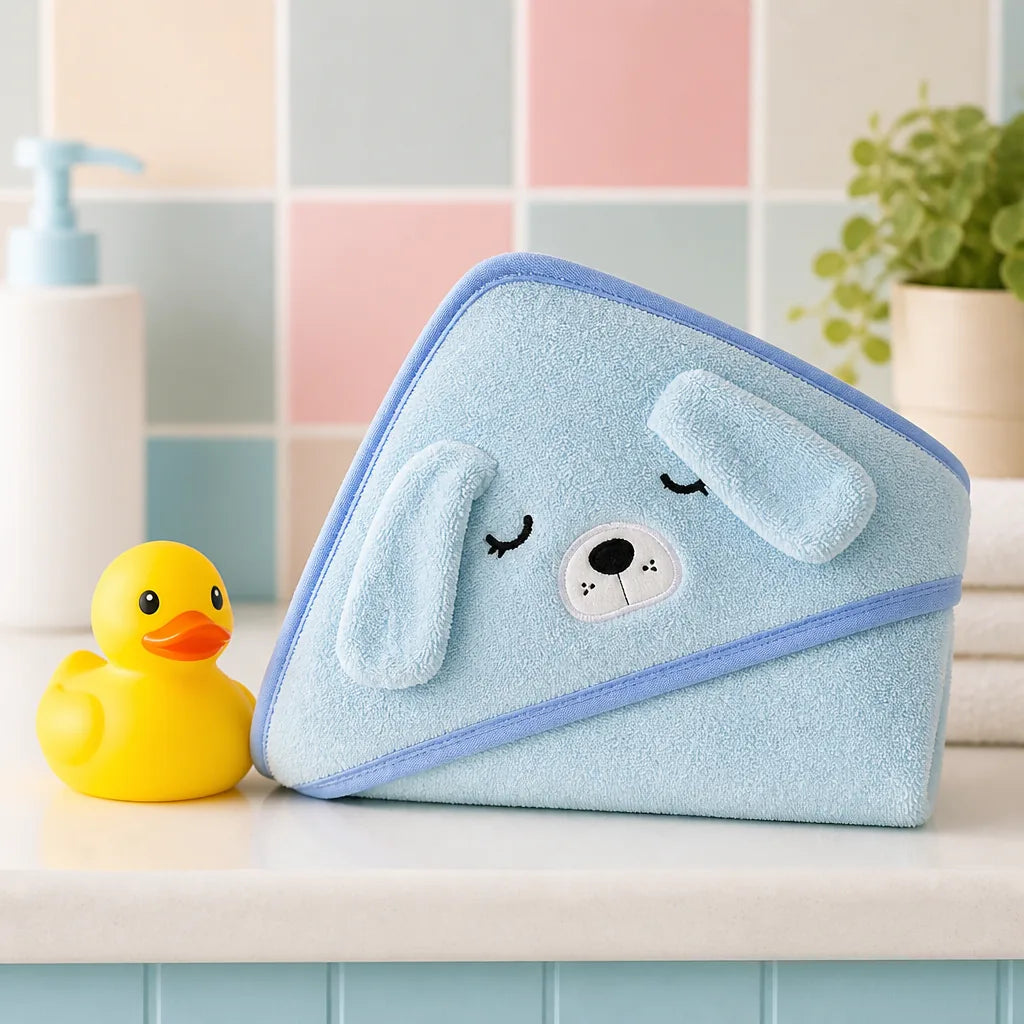 sortie-de-bain-bebe-en-forme-d-animaux