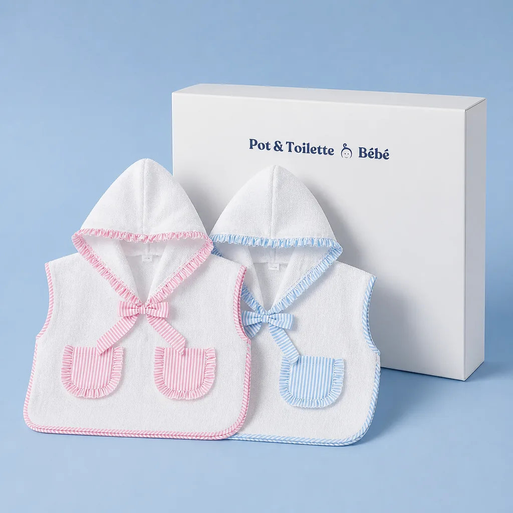 sortie-de-bain-bebe-raye