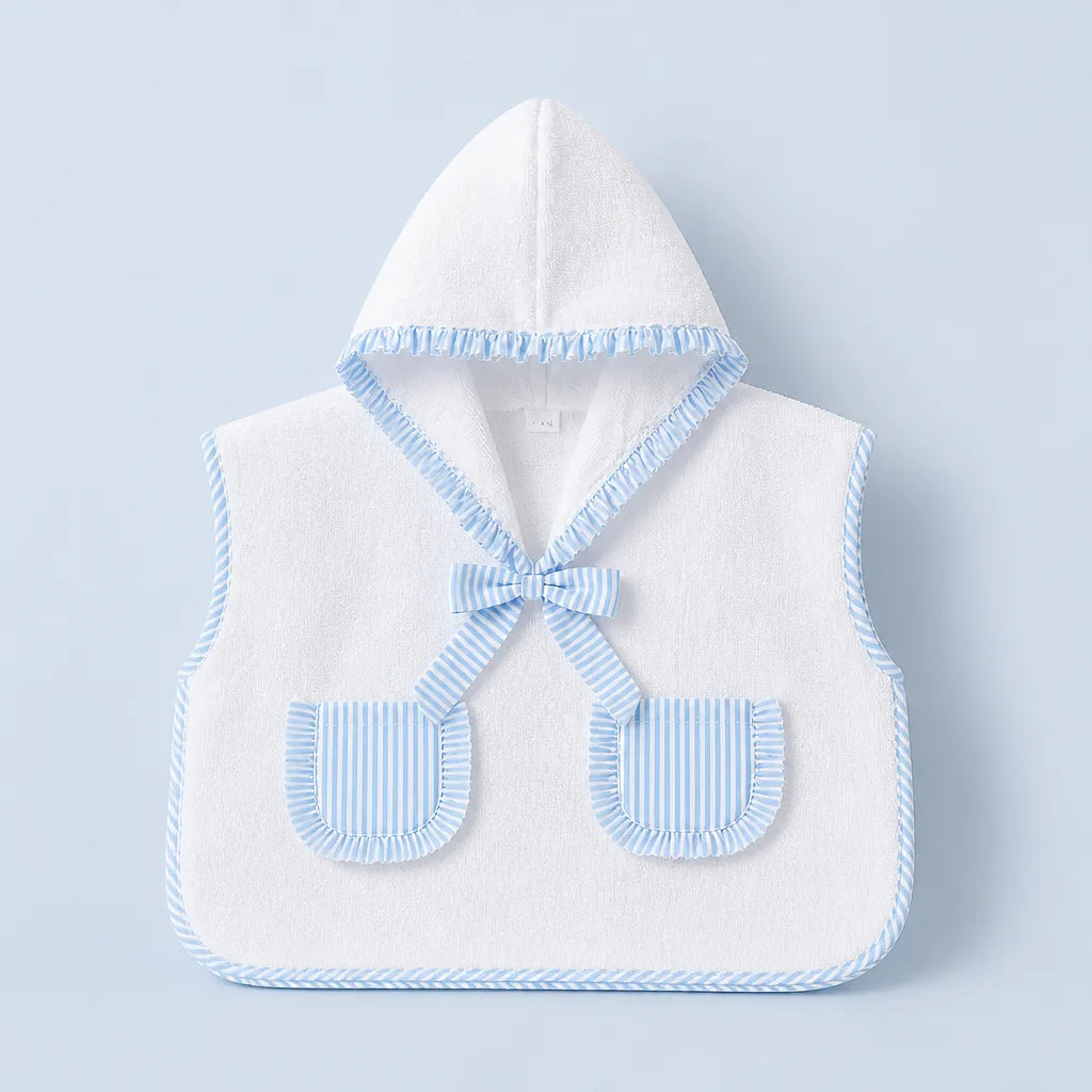 Sortie De Bain Bébé Rayé