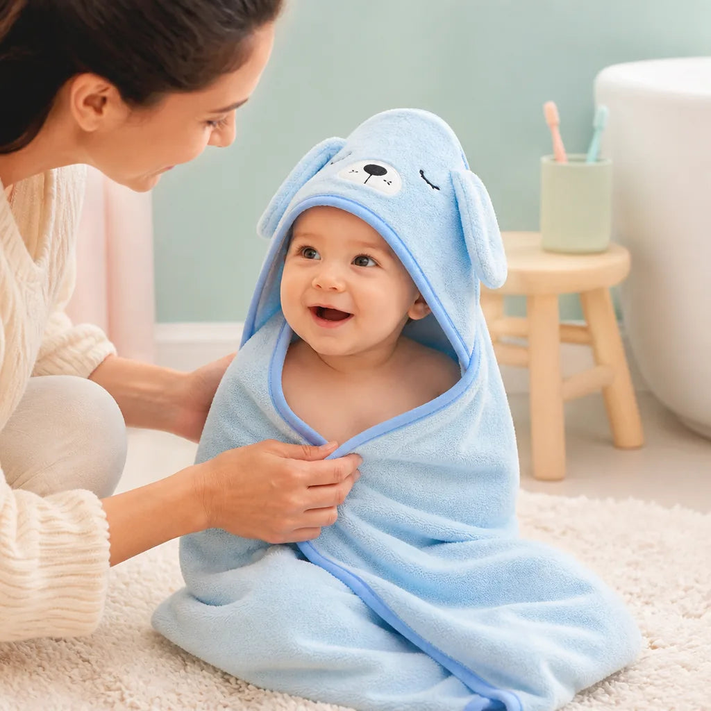 sortie-de-bain-bebe-serviette-papillon