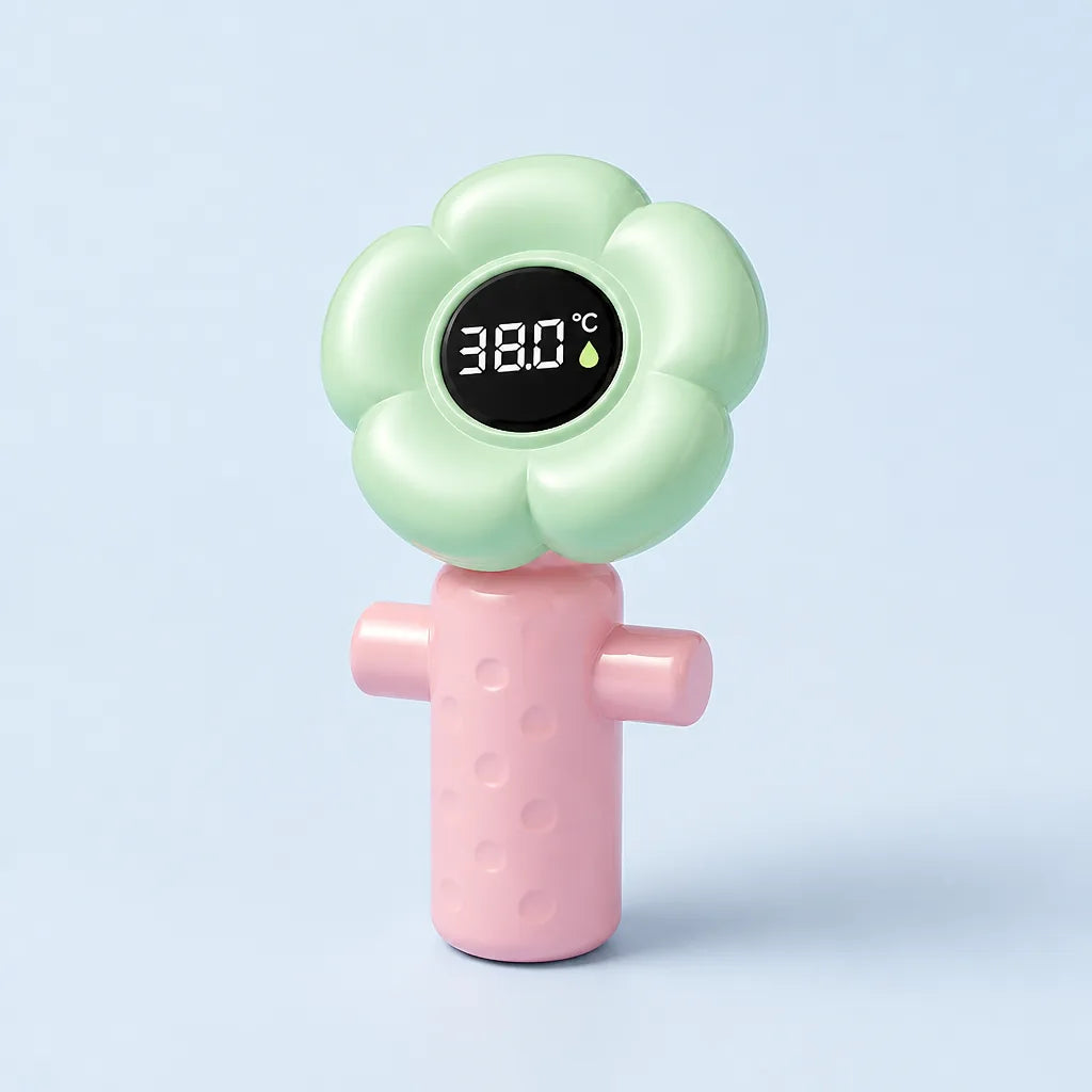 Thermometre De Bain Fleur Rose